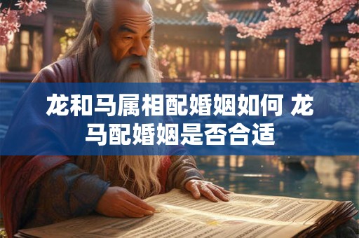 龙和马属相配婚姻如何 龙马配婚姻是否合适