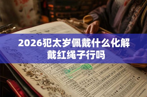 2026犯太岁佩戴什么化解  戴红绳子行吗