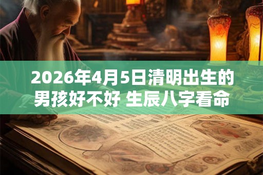 2026年4月5日清明出生的男孩好不好 生辰八字看命 2026年4月5日清明出生的男孩好不好 生辰八字看命