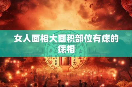 女人面相大面积部位有痣的痣相