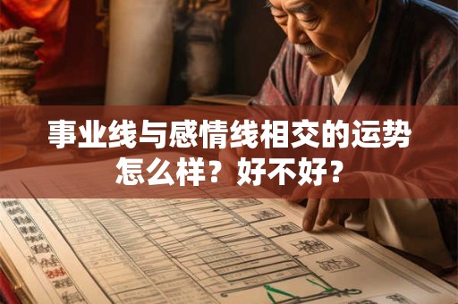 事业线与感情线相交的运势怎么样？好不好？