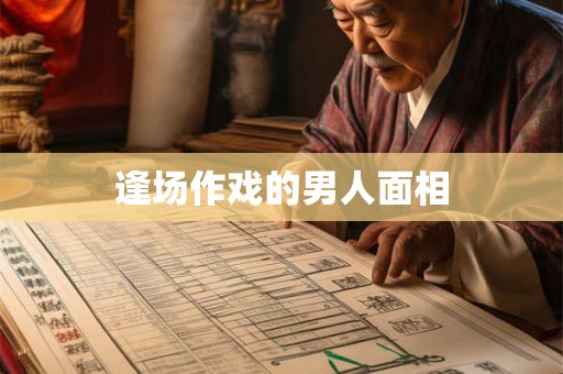 逢场作戏的男人面相