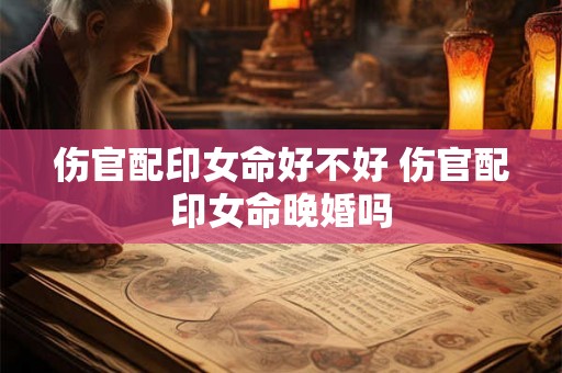 伤官配印女命好不好 伤官配印女命晚婚吗