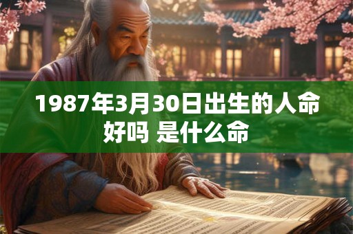 1987年3月30日出生的人命好吗 是什么命 1987年3月30日出生的人命好吗 是什么命