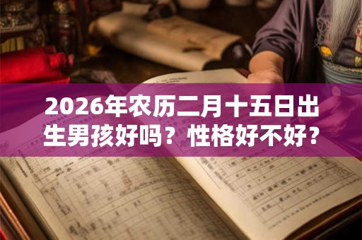 2026年农历二月十五日出生男孩好吗？性格好不好？