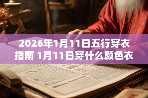 2026年1月11日五行穿衣指南 1月11日穿什么颜色衣服
