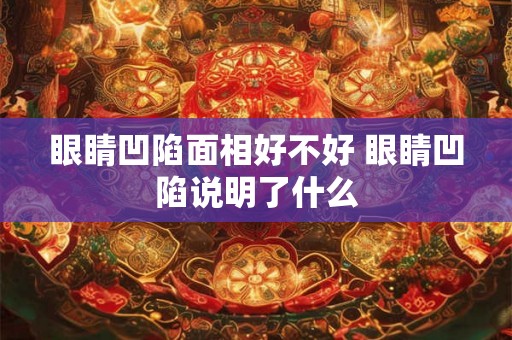 眼睛凹陷面相好不好 眼睛凹陷说明了什么