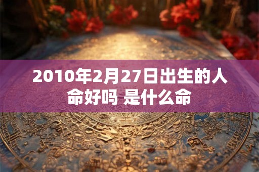 2010年2月27日出生的人命好吗 是什么命