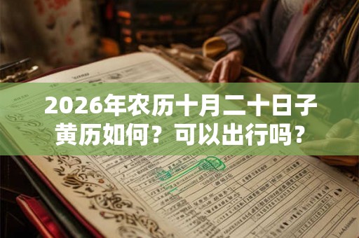 2026年农历十月二十日子黄历如何?可以出行吗? 2026年农历十月二十日子黄历如何?可以出行吗?