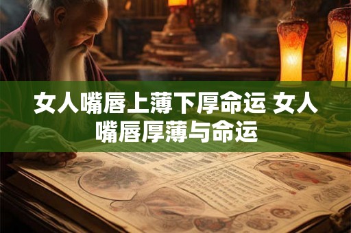 女人嘴唇上薄下厚命运 女人嘴唇厚薄与命运