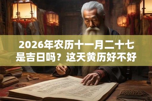 2026年农历十一月二十七是吉日吗？这天黄历好不好？