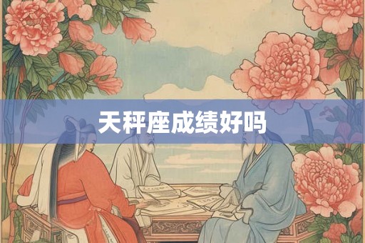 天秤座成绩好吗