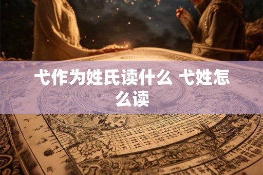 弋作为姓氏读什么 弋姓怎么读