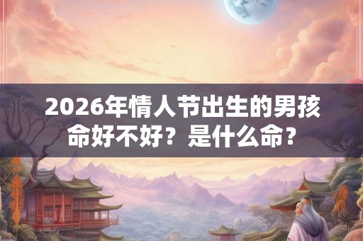 2026年情人节出生的男孩命好不好？是什么命？