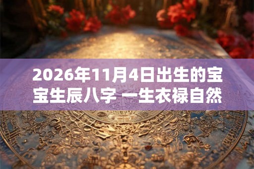 2026年11月4日出生的宝宝生辰八字 一生衣禄自然
