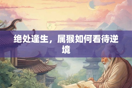 绝处逢生，属猴如何看待逆境