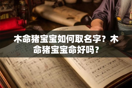 木命猪宝宝如何取名字？木命猪宝宝命好吗？