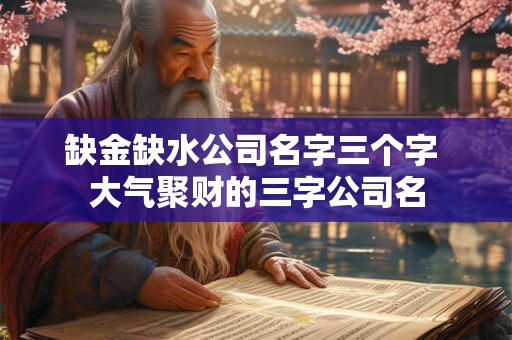 缺金缺水公司名字三个字 大气聚财的三字公司名 缺金缺水公司名字三个字 大气聚财的三字公司名