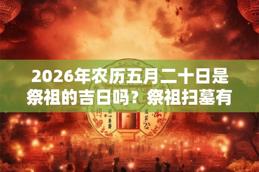 2026年农历五月二十日是祭祖的吉日吗？祭祖扫墓有什么注意事项？