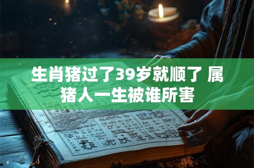 生肖猪过了39岁就顺了 属猪人一生被谁所害