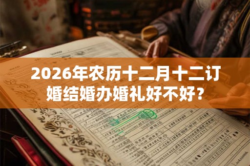 2026年农历十二月十二订婚结婚办婚礼好不好? 2026年农历十二月十二订婚结婚办婚礼好不好?