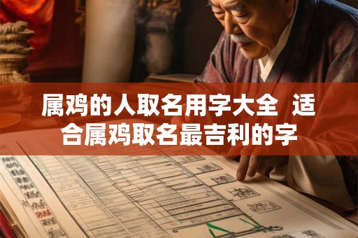 属鸡的人取名用字大全 适合属鸡取名最吉利的字 属鸡的人取名用字大全 适合属鸡取名最吉利的字