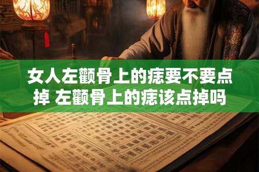 女人左颧骨上的痣要不要点掉 左颧骨上的痣该点掉吗