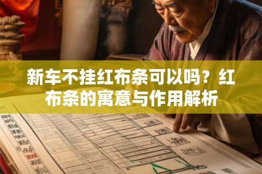 新车不挂红布条可以吗？红布条的寓意与作用解析