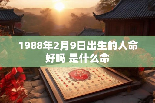 1988年2月9日出生的人命好吗 是什么命