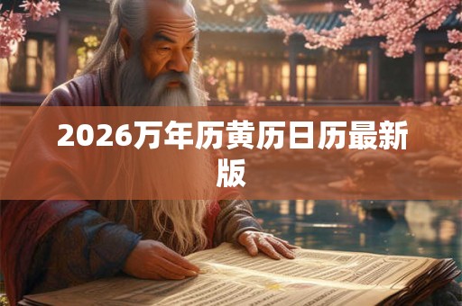 2026万年历黄历日历最新版