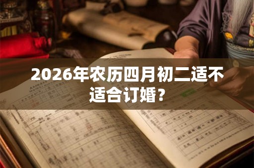 2026年农历四月初二适不适合订婚? 2026年农历四月初二适不适合订婚?