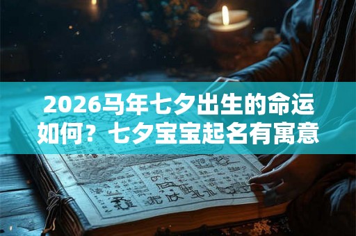 2026马年七夕出生的命运如何？七夕宝宝起名有寓意