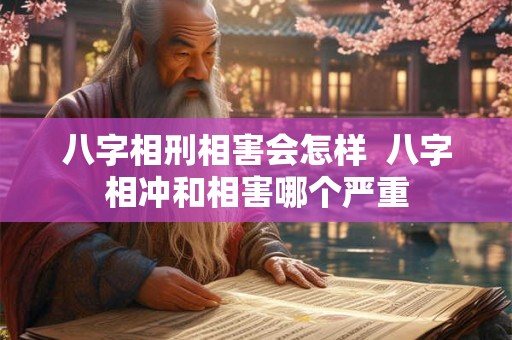 八字相刑相害会怎样  八字相冲和相害哪个严重
