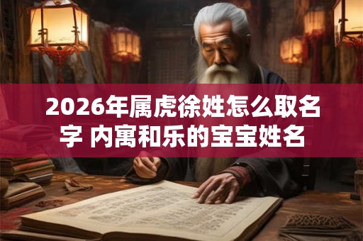 2026年属虎徐姓怎么取名字 内寓和乐的宝宝姓名