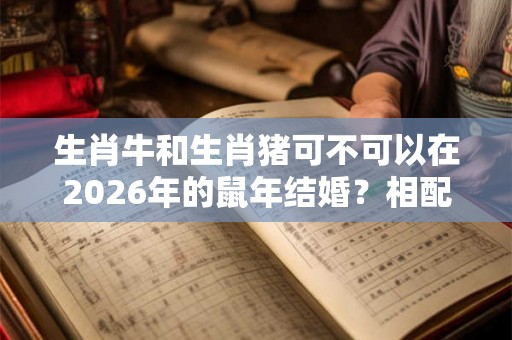 生肖牛和生肖猪可不可以在2026年的鼠年结婚？相配吗？