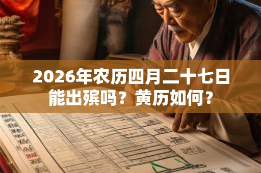 2026年农历四月二十七日能出殡吗？黄历如何？