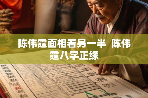 陈伟霆面相看另一半 陈伟霆八字正缘 陈伟霆面相看另一半 陈伟霆八字正缘
