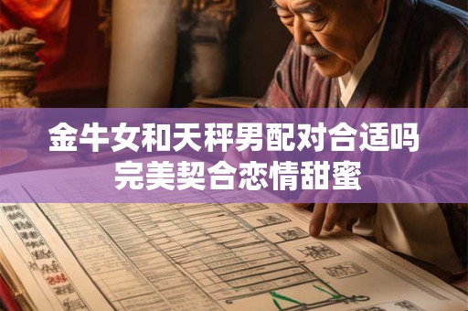 金牛女和天秤男配对合适吗 完美契合恋情甜蜜