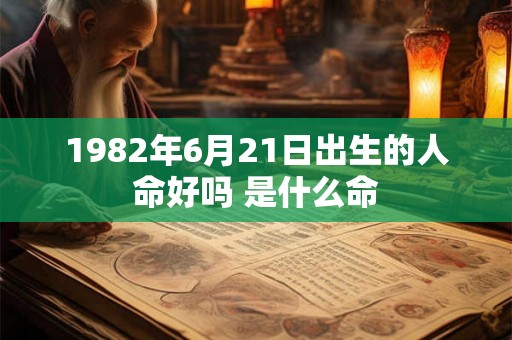 1982年6月21日出生的人命好吗 是什么命