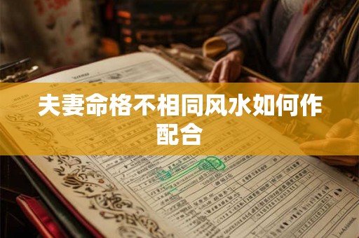 夫妻命格不相同风水如何作配合