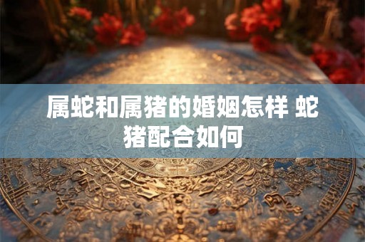 属蛇和属猪的婚姻怎样 蛇猪配合如何