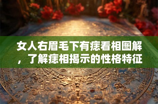 女人右眉毛下有痣看相图解，了解痣相揭示的性格特征