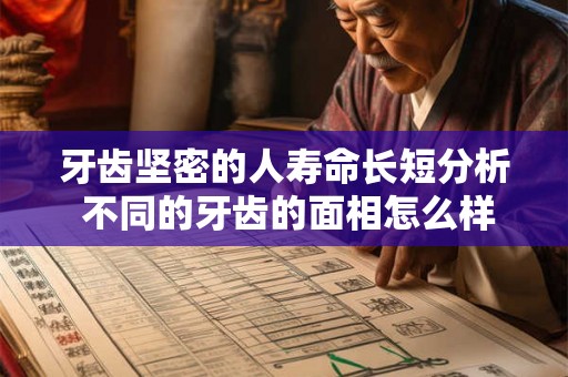牙齿坚密的人寿命长短分析 不同的牙齿的面相怎么样 牙齿坚密的人寿命长短分析 不同的牙齿的面相怎么样