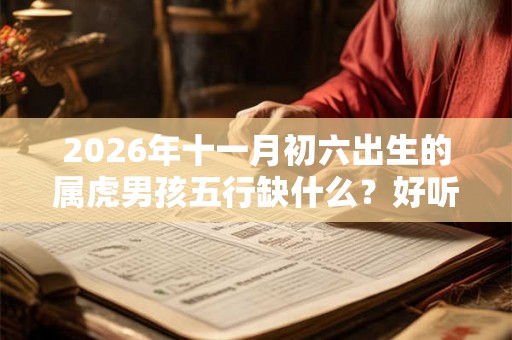 2026年十一月初六出生的属虎男孩五行缺什么？好听顺口的名字推荐