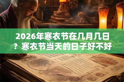2026年寒衣节在几月几日?寒衣节当天的日子好不好? 2026年寒衣节在几月几日?寒衣节当天的日子好不好?
