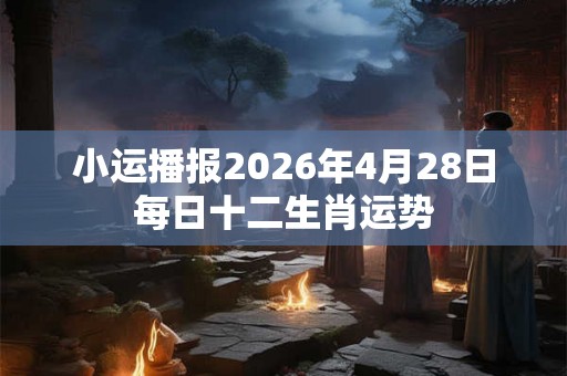 小运播报2026年4月28日每日十二生肖运势 小运播报2026年4月28日每日十二生肖运势
