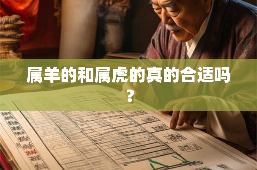 属羊的和属虎的真的合适吗？