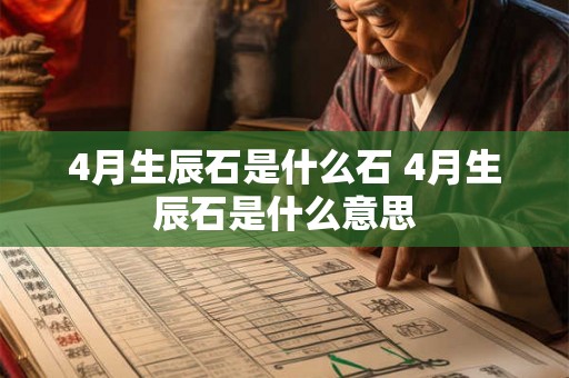4月生辰石是什么石 4月生辰石是什么意思