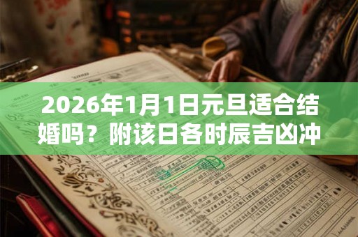 2026年1月1日元旦适合结婚吗？附该日各时辰吉凶冲煞