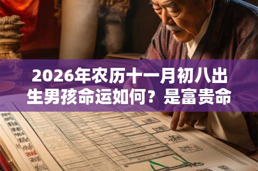 2026年农历十一月初八出生男孩命运如何？是富贵命吗？